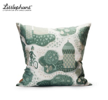 〔リトルファント〕クッション（中材込）50×50cm ジャルダン 庭