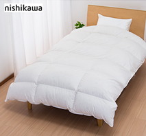 〔西川 ランドリエ〕羽毛掛けふとん