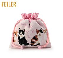 〔フェイラー〕マイキューキトゥン 巾着（母の日用）