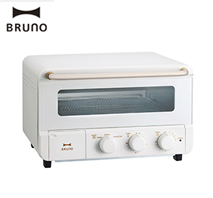 〔BRUNO〕Crassy+　スチーム＆ベイクトースター　ホワイト