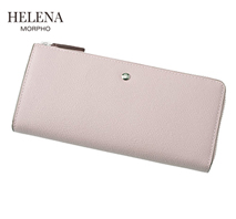 〔ヘレナ〕ファスナーハニーセル長財布 ピンク