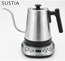 サスティア 温度調整ドリップ電気ケトル0.8L