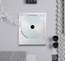CDプレーヤー CP1 Instant Disk Audio Silver シルバー