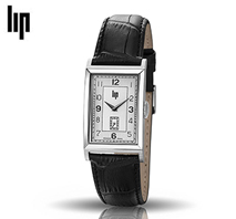 リップ チャーチル T24 メンズウォッチ SS クォーツ カーフ黒レザーベルト 671270