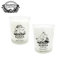 〔クリンタ〕ムーミン マッサージキャンドル 2個セット（ホワイトジャスミン＋オレンジ＆ジンジャー）