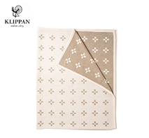 〔クリッパン〕シャーンスンド シュニールコットンケット 140×180cm エクリュ