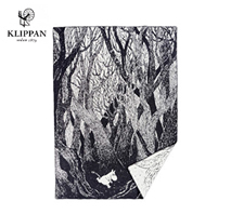 〔クリッパン〕ムーミンブランケット シングル ムーミン オン ザ ラン