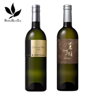 JAL国際線ファーストクラス搭載ラベルQueen of Blueと玉露焙じ茶KAHO贈答用セット