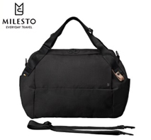 〔MILESTO〕Hutteボストンバッグ ブラック