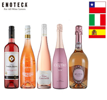 〔エノテカ〕春にお勧め！華やかロゼワイン5本セット