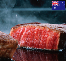 オーストラリア　ステーキセット