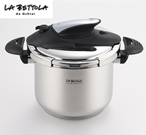 〔ラ・ベットラ〕ステンレス圧力鍋22cm（6.0L）