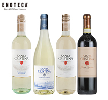 〔エノテカ〕ただ美味しい。プロも認める味を気軽に楽しめるアンティノリの入門ワイン4本セット