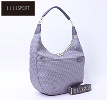 〔エルスポーツ〕2WAYラウンドショルダーバッグ グレー(メーカー希望小売価格17,600円)