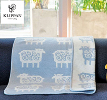 〔クリッパン〕シュニールコットン ミニ ヒツジ エンジェルブルー