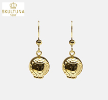 〔リサ・ラーソン×スクルツナ〕Lionライオン ピアス ゴールド