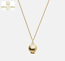 〔リサ・ラーソン×スクルツナ〕Lionライオン ネックレス ゴールド