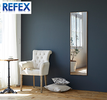 〔REFEX〕割れない・超軽量・くっきり鮮明 フィルムミラー（木製フレーム）