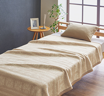 アルパカ毛布（毛羽部分）2枚セット