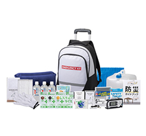 〔岸田産業〕緊急防災24点セット 2500E