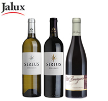 〔JALUX〕ラウンジ採用品 フランス銘醸地 紅白3本セット