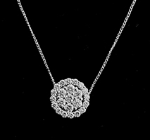 プラチナダイヤモンドネックレス（ダイヤモンド　0.55ct）　560625