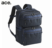 〔エース〕ace.GENEデュラムーブ　バックパック　ネイビー　68139-03
