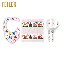 〔フェイラー〕ティップトップ離乳食4点セット ペールパープル