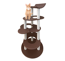 〔THITHIPET〕日本製手作りキャットタワー ラージ