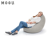 〔MOGU®〕たまごソファシルバーグレー