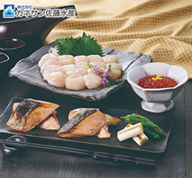 〔カネサン佐藤水産〕北海海鮮セット（A）R