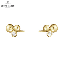 〔ジョージジェンセン〕ムーンライト グレープ（MOONLIGHT GRAPES）ピアス