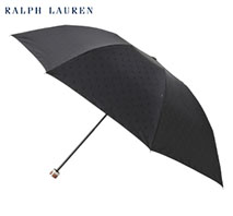 〔ラルフローレン〕紳士　ミニ傘　ブラック