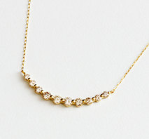 K18YG 1ctダイヤモンドネックレス