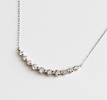 Pt 1ctダイヤモンドネックレス