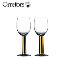 〔オレフォス〕ノーベル　ワイングラス　2客セット