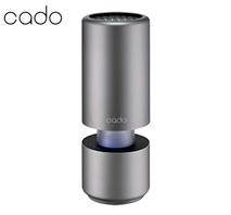 〔cado〕空気清浄機　LEAF　Portable　モルタルブラック