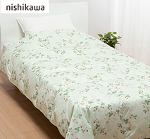 〔西川 ウェッジウッド〕羽毛肌掛けふとん