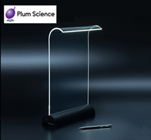 〔Plum Science〕Glowide デスクライト（ミッドナイトブラック）