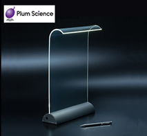 〔Plum Science〕Glowide デスクライト（ロイヤルシルバー）