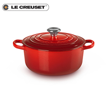 〔ル・クルーゼ〕シグニチャーココット・ロンド 20cm レッド