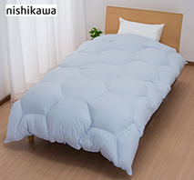 〔西川　ランドリエ〕羽毛掛けふとん