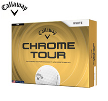 〔キャロウェイ〕CHROME TOURボール（ホワイト）