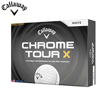 〔キャロウェイ〕CHROME TOUR Xボール（ホワイト）