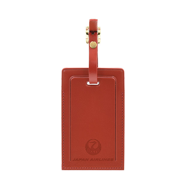 〔レッド〕ラゲッジタグ -Globe-Trotter×JAL-