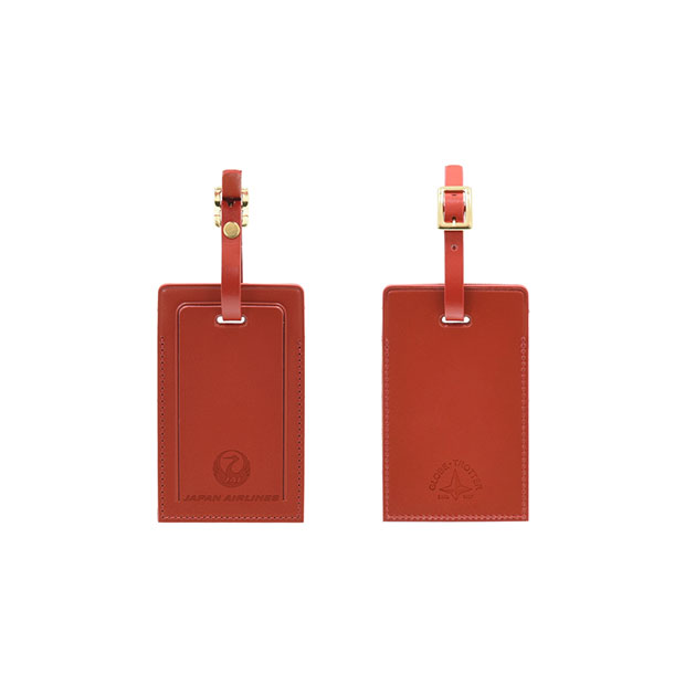 〔レッド〕ラゲッジタグ -Globe-Trotter×JAL-