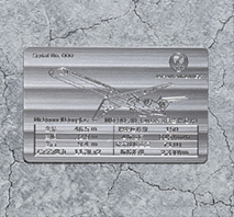 JALフリート記念チタンプレート(MD-90-30)