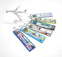 〔JALグループ国内線機内提供品〕 ご当地空港フライトタグキーホルダー6種セット 第2弾