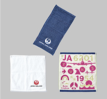 〔JALオリジナル〕今治タオル 3点セット(記念タオル入り)