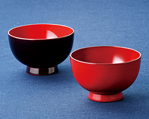 会津塗　夫婦椀